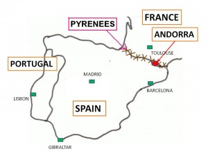 Andorra in the Pyrenees
